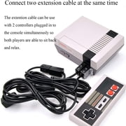 1 NES Mini Classic Controller with 2 Pack of 10ft Extension Cable for NES Classic, SNES Classic, Wii and Wii U Controller