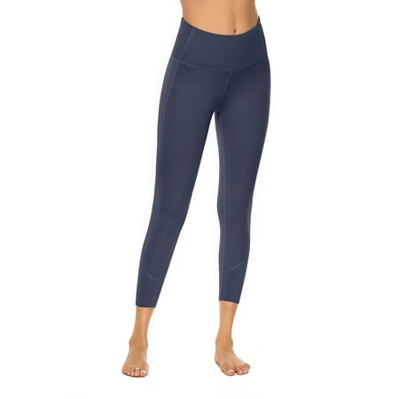 US Fashion Ladies Women Yoga Fitness Pants, S-XL High Waist Leggings Jogging Running Sport Gym Trousers Active Wear Tights Long Workout Slim-fit Quick-drying Black S