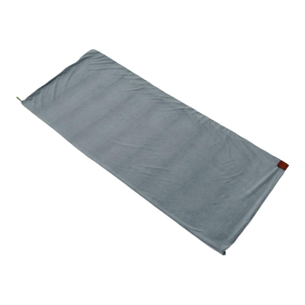 Axioma -Fleece sleeping bag liner, thermal pillow, sleeping bag, warm emergency camping Gray