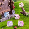 thumbnail image 4 of CPAN 10PCS Simulation Owl Animal Miniature Garden Decoration Resin Decor Ornaments, 4 of 8