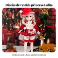 thumbnail image 5 of predolo Muñeca BJD Articulada Diseño Estilo Lolita Muñeca de 30 Cm con Ropa Ojos 3D Realistas Juguete Infantil para Niñas, Coleccionistas, 5 of 5