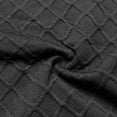 thumbnail image 4 of 1pcs Stretch Solid Diamond Lattice Dining Chair Cover Slipcover Removable Washable Short Dining Chair Protector Seat Solid Slipcovers for Hotel Dining Black, 4 of 7