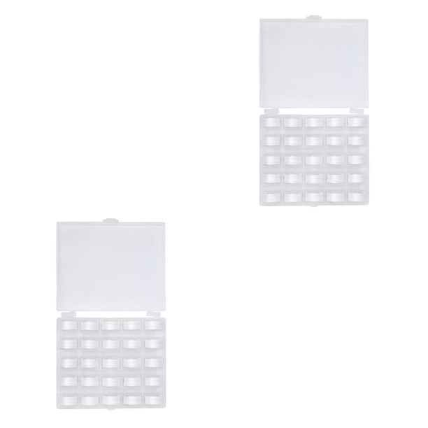 Bewildely 25 unidades/juego de hilos de bordar para coser, hilos de bobina preenrollados para manualidades DIY con caja de almacenamiento Type1 NO1 Bewildely CBP118677