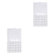 thumbnail image 1 of Bewildely 25 unidades/juego de hilos de bordar para coser, hilos de bobina preenrollados para manualidades DIY con caja de almacenamiento Type1 NO1 Bewildely CBP118677, 1 of 5