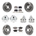 thumbnail image 1 of Transit Auto Front Rear Disc Brake Caliper Rotors and Semi-Metallic Pads Kit (10Pc) for Car 2014 Volkswagen Beetle GSR with 2.0L GAS engine with 272mm Diameter Rotor KC8-101164P, 1 of 2