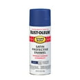thumbnail image 2 of 6 Pack, Sapphire, Rust-Oleum Stops Rust Satin Protective Enamel Spray Paint-276270, 12 oz, 2 of 12