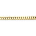 thumbnail image 4 of 14k Yellow Gold Solid Polished 5.5mm Domed Curb Chain Bracelet 8 Inch Lobster Claw Jewelry Gifts for Women, 4 of 4