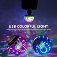 thumbnail image 5 of Mini USB LED Light Disco DJ Ball Lights Projector Light Car Effect Party Home Halloween 5V RGB Colorful Lamp For Mobile Phone, 5 of 7