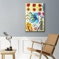 thumbnail image 5 of Flower Power II Framed Premium Gallery Wrapped Canvas - Ready to Hang - 27 x 41 - Gold Floating Frame, 5 of 9