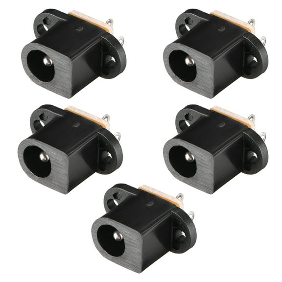 5pcs DC-017 5.5mmx2.0mm DC Power Jack Socket 3 Pin Female  Connector