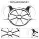 thumbnail image 2 of 8/12 Blades Apple Core Remover Manual Frutas Verduras Divisor para la cocina del hogar, 2 of 5