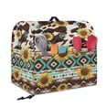 thumbnail image 5 of TSOVTHRID Aztec Tribal Geometric Print Stand Mixer Cover Dust Cover Sunflower Cow Pattern Waterproof Reusable Small Appliance Covers with 2 Pockets Accessories Decor for Kitchen Aid Mixer Cover,L, 5 of 7