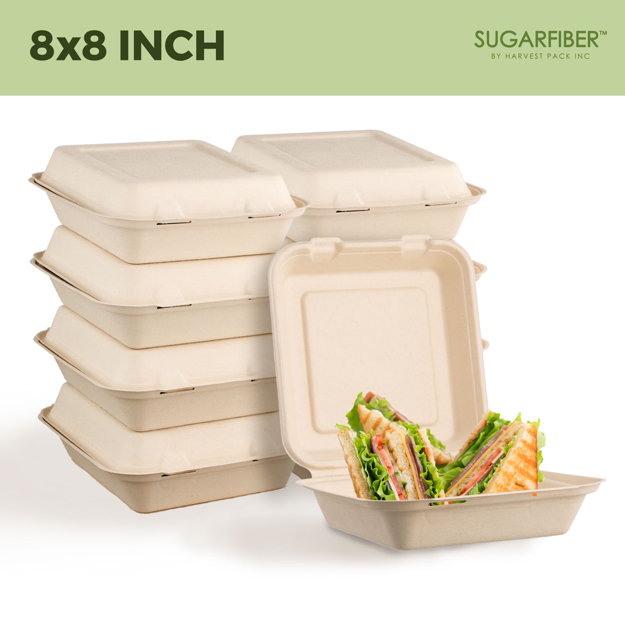 7x5 3 Compartment Snack Box Combo Pack - Please ♻️ recycle after use