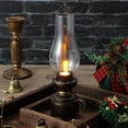 thumbnail image 3 of Lámpara de queroseno LED sin llama, lámpara de queroseno de plástico, farol de aceite retro decorativo, 3 of 8