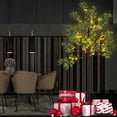 thumbnail image 2 of 6FT Artificial Tree Lighted Eucalyptus Tree, Artificial Eucalytus Plant Faux Tree for Wedding Holiday Home Party Decoration, 2 of 7