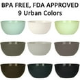 thumbnail image 3 of 9 Pack 10 Ounce Plastic Bowls, Kids Plastic Bowls, Set of 9 (9 Urban Colors) YE431.678, 3 of 4
