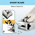 thumbnail image 3 of Nail Clippers【Anti Splash Fingernail】Cutter Fingernail Toenail Clipper 【Detachable Easy Clean】Stainless Steel Manicure Tools Nail Scissors Fashion Champagne Nail Trimmer with Cleaned Cloth, 3 of 5