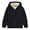 Black, variant on Girls Jacket,Boys Girls Thick Lamb Wool Hooded Pullover Casual Warm Winter Outerwear,Kids Coats Girls,Grey,9-10 Years