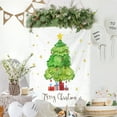 thumbnail image 4 of Christmas Tree Tapestry Hanging Cloth Wall Decor for Living Room Bedroom Gift Cotton Print Festive Background Decoration Easy Hang 27.56x39.37 Inches Machine Washable, 4 of 5