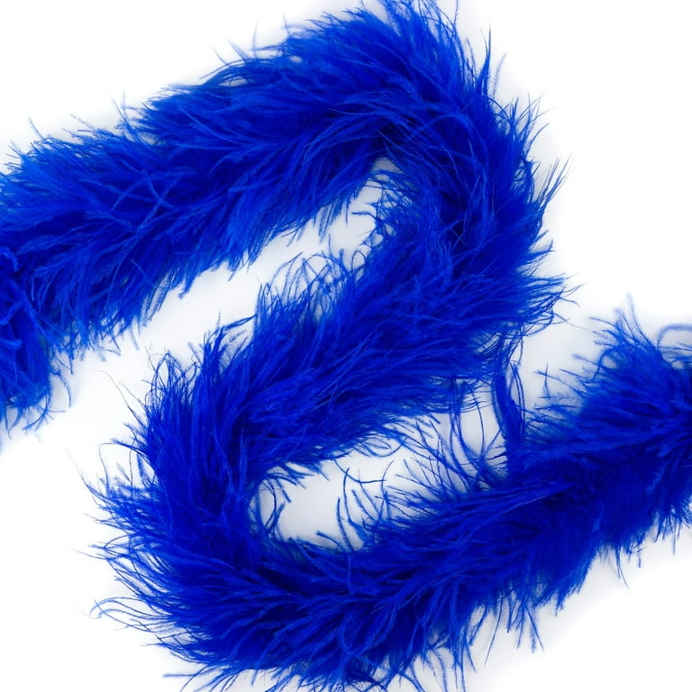 Royal Blue Feather Boa