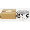 thumbnail image 6 of Soimoi 40Pcs Abstract Floral Print Precut Fabrics Strips Roll Up 1.5x42inches Cotton Jelly Rolls For Quilting - White & Black, 6 of 9
