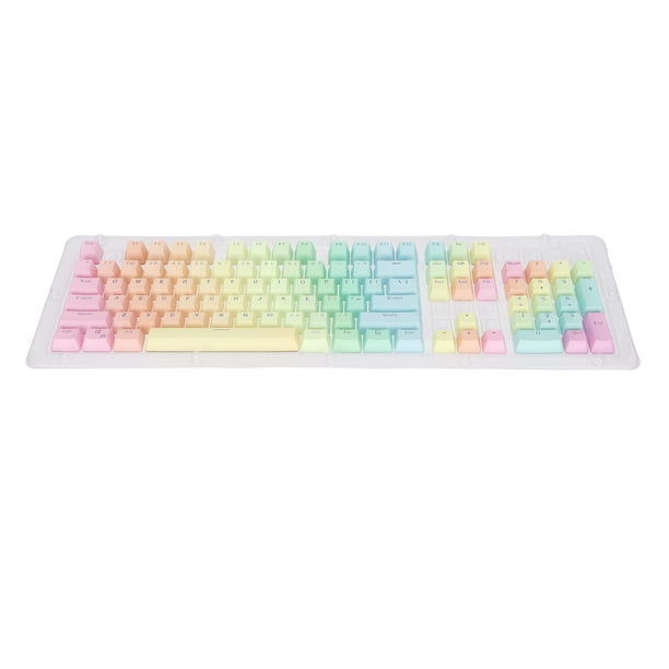 Teclas personalizadas NikouMX 104 piezas PBT translúcidas para Teclado mecánico
