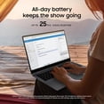 thumbnail image 5 of Samsung 16” Galaxy Book5 Pro 360 Copilot+ PC, AI Business Laptop, Windows 11 Pro, Intel Core Ultra 7 Processor 258V, 3K AMOLED Touchscreen, 32GB / 1TB, 120HZ, 2025 Model NP964QHA-KG2US, Gray, 5 of 10