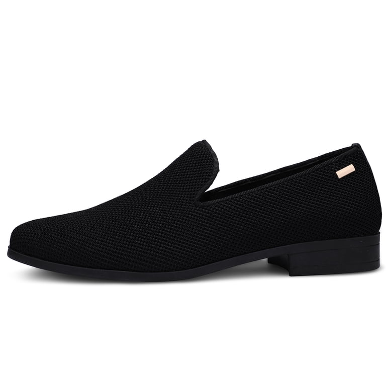 black dress shoes for funeral Jeko Mens loafers Formal Tuxedo Shoes Prom Graduation Size 9, Men's formal prom dresses