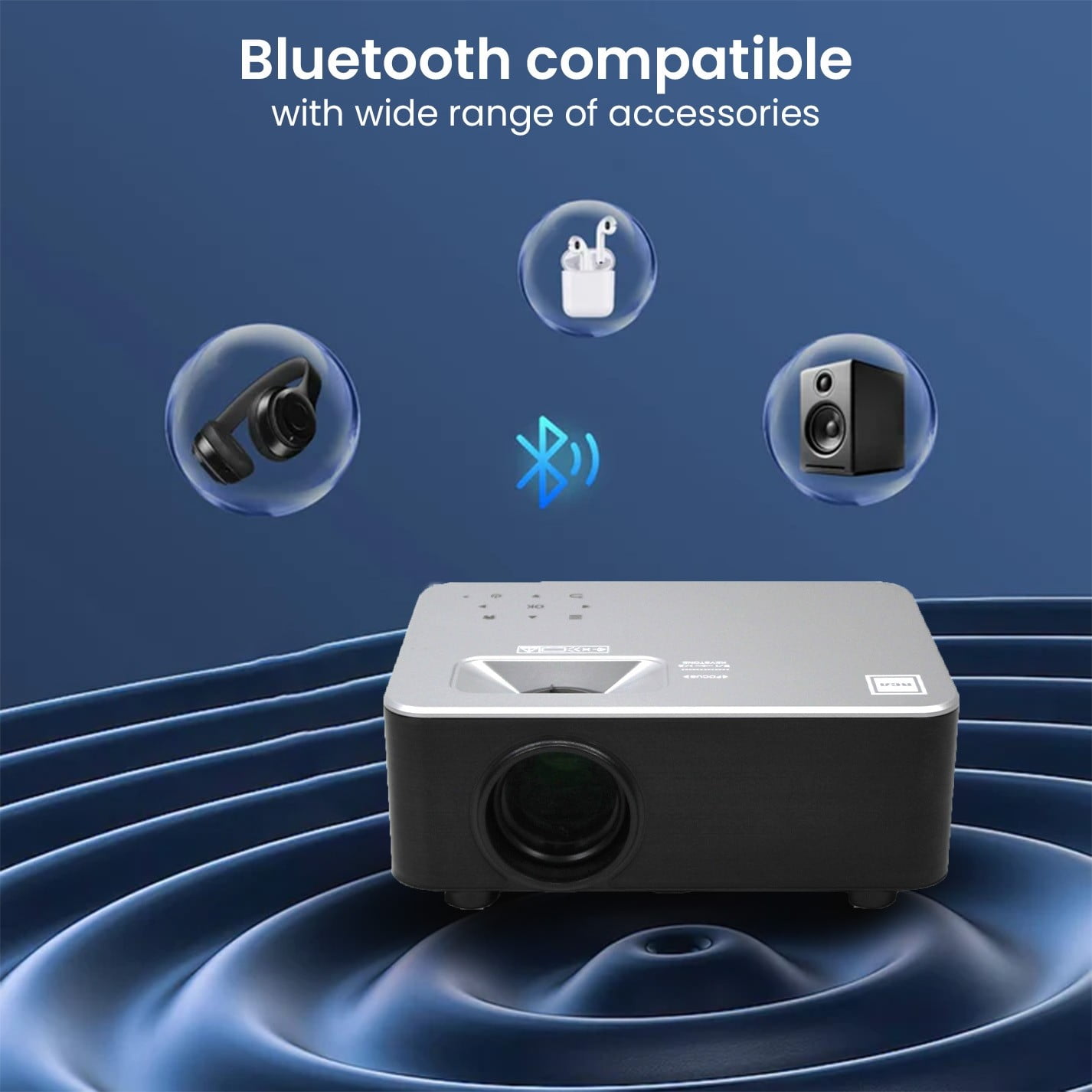 Restored RCA 720p Roku Smart Home Theater Projector RPJ133 (Refurbished)