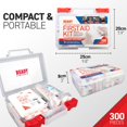 thumbnail image 3 of Ready First-Aid 300 Piece First-aid Kit - First Aid Kit for Car, Trousse De Premiers Soins, Home, Camping Essentials, Tr, 3 of 5