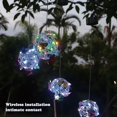 thumbnail image 4 of Waterproof Copper Wire 20 LED Solar Butterfly Ball Hanging Lamp Landscape Decor, 4 of 9