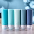 thumbnail image 3 of INSFIT Travel Bottles for Toiletries, Tsa Approved 3oz Travel Size Toiletries, Bpa Free Leak Proof Squeezable Silicone Tubes Travel Essentials for Shampoo Conditioner Lotion Soap, 3 of 8