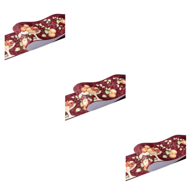 Youkk Bordure Murale en PVC Élégante Coin Adhésif Super Fort pour Fruits Rouges Plats et Lisses 3ensemble