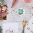 thumbnail image 6 of 3drose, Enjoy Island Music and the Beautiful Oceans Around Key Largo Florida., 3 inch Snowflake Porcelain Ornament, 6 of 7