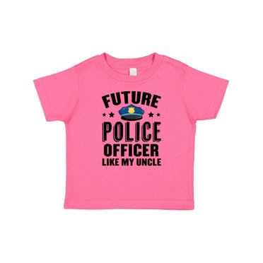 Inktastic Future Police Officer Like My Uncle Boys or Girls Baby T-Shirt