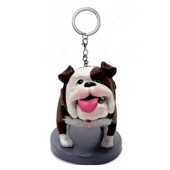 UP Movie Gamma BullDog PVC Key Ring Keychain Ornament 3” Figure Figurine