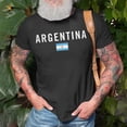 thumbnail image 3 of Argentina Flag Patriotic Flag Argentina Soccer Supporter Tshirt, 3 of 5