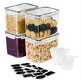 thumbnail image 7 of Sorbus 4-Pack Airtight Food Storage Containers – Four-Way Snap Lids for Freshness – Perfect for Cereal, Pasta, Flour, and More (121oz/15 Cups), 7 of 7