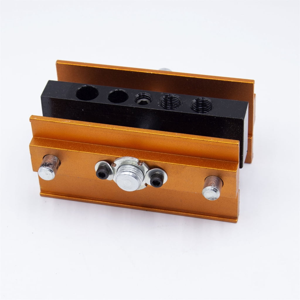 Centering Doweling Jig Wide Capacity Dowel Jig for Straight Holes Adjustable Width Centering Woodworking Projects