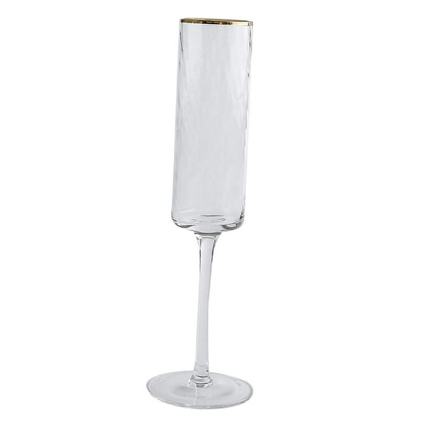 Copas de champán, copas de vino, copas de regalo transparentes, copas de champán para picnic Estilo A