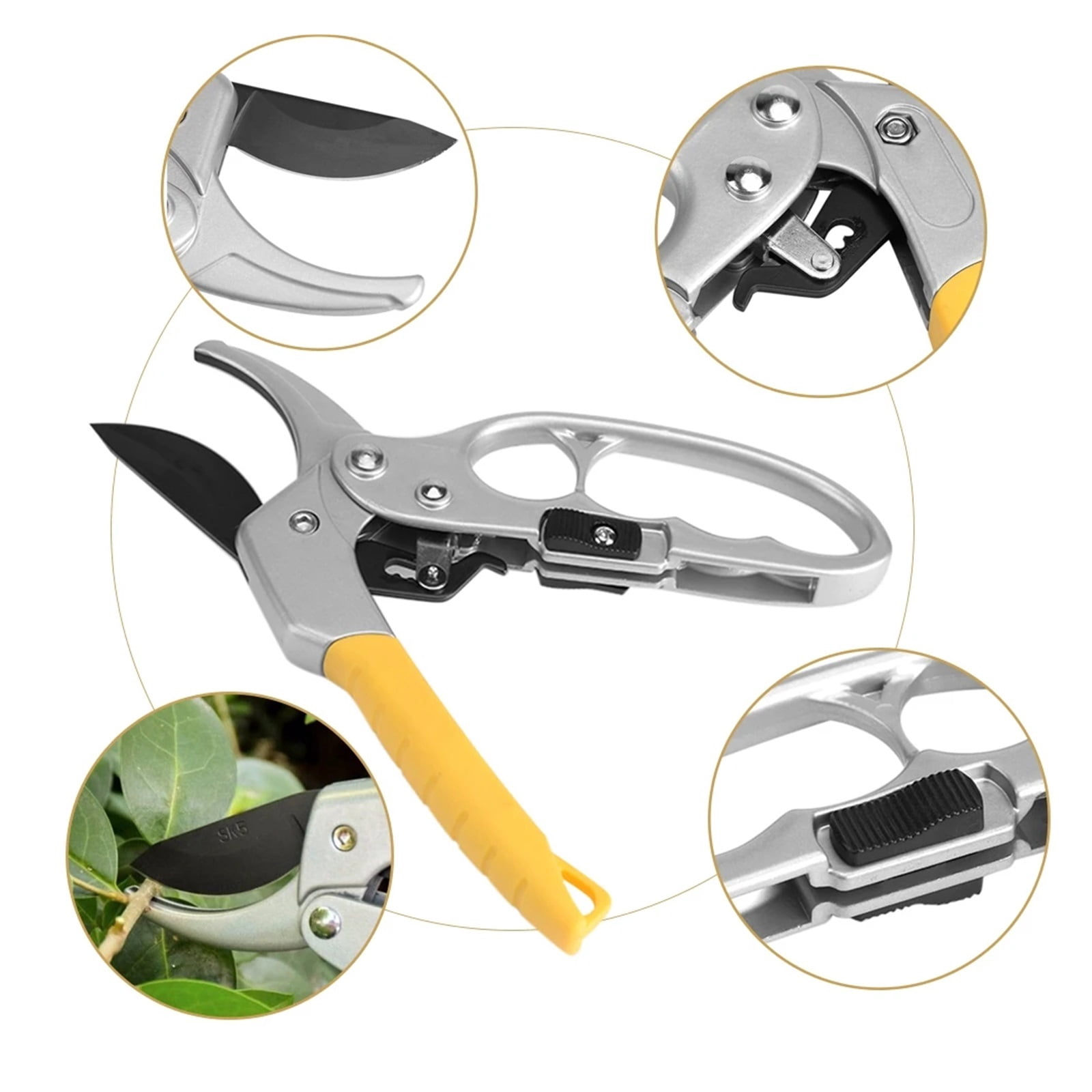 High Carbon Steel Pruning Shears Cutter Gardening Plant Scissor Branch Pruner Trimmer Tools