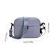thumbnail image 3 of Bandolera de hombre Mochila de nylon impermeable para el pecho, Messenger de hombro ligera de 0,22 lb, mochila deportiva de viaje espaciosa para exteriores con puerto para auriculares, 3 of 6