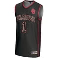 thumbnail image 2 of Unisex GameDay Greats #1 Black Oklahoma Sooners Lightweight Basketball Jersey, 2 of 4