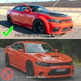 thumbnail image 3 of Front Lip Compatible with 2020-2023 Dodge Charger Hellcat Scat Widebody, H Style Bumper Air Dam Lower Chin Splitter Protection Body Kit Fits for 2020 2021 2022 2023 (Carbon Fiber Look), 3 of 8