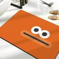 Cartoon Funny Face Polyester Floor Mat Household Bathroom Bathroom Door cartoon-funny-face-polyester-floor-mat-household-bathroom-bathroom-door