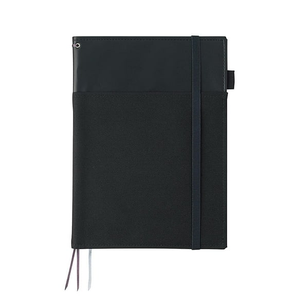 Funda de piel sintética para cuaderno KOKUYO Semi-B5 con doble anillo