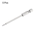 thumbnail image 3 of Bit de Torx de Seguridad Hex Shank, Brocas Torx Star S2 de Acero Magnético, Bit de Destornillador Resistente a Manipulación, T8, 3 of 6