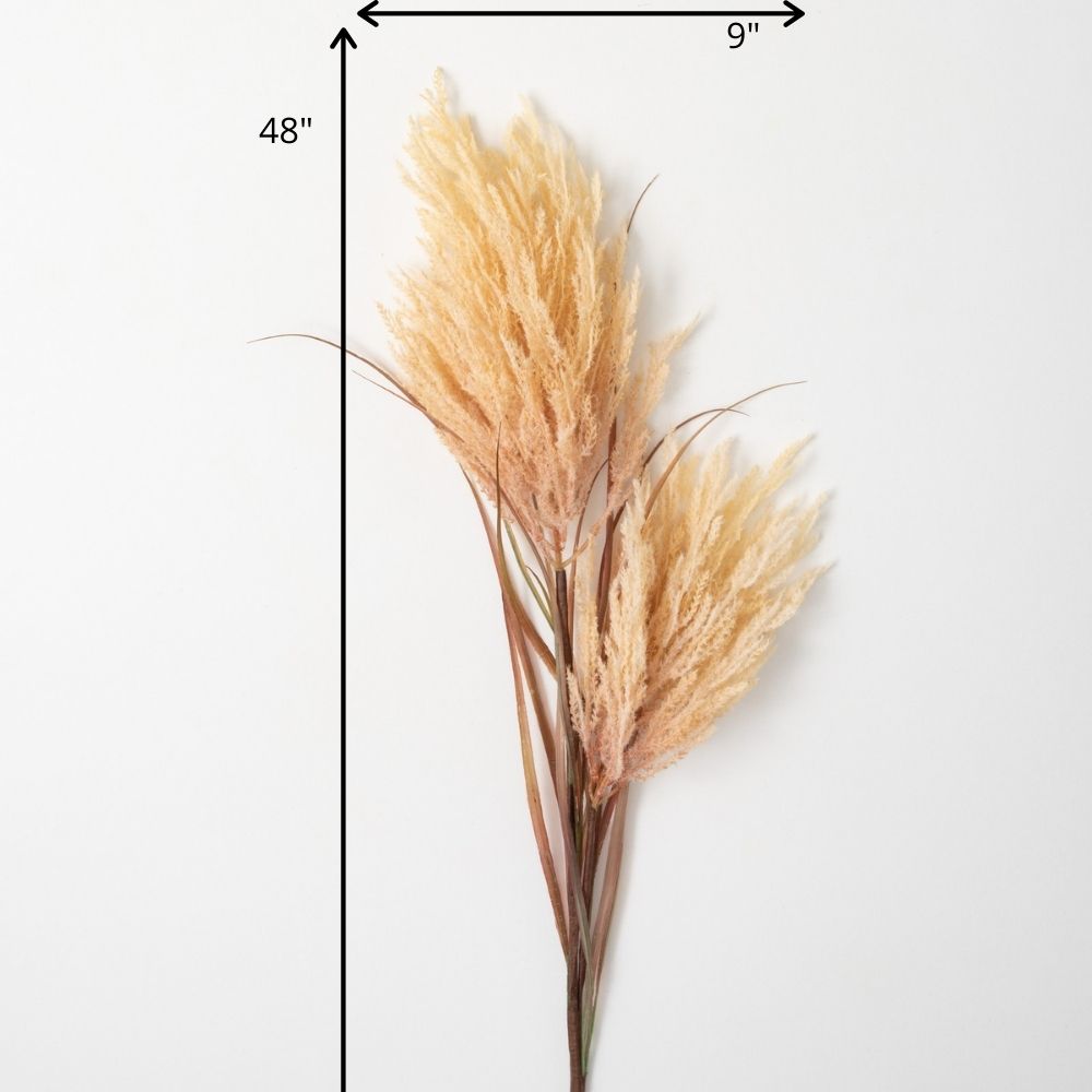 Sullivans Artificial Dried Wheat-Hue Reed Stem 48"H Gold