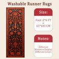 thumbnail image 6 of Hallway Runner Rug 2'x6' Washable Area Rugs Non Slip Laundry Rug Runner Floor Carpet Runners for Hallways Entryway Laundry Room Kitchen, 6 of 11