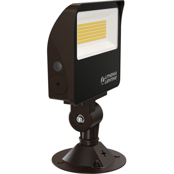 Lithonia Lighting ESXF1 ALO SWW2 KY DDB M2 Outdoor LED Switchable Floodlight, Knuckle or Yoke Mount, Bronze CA2